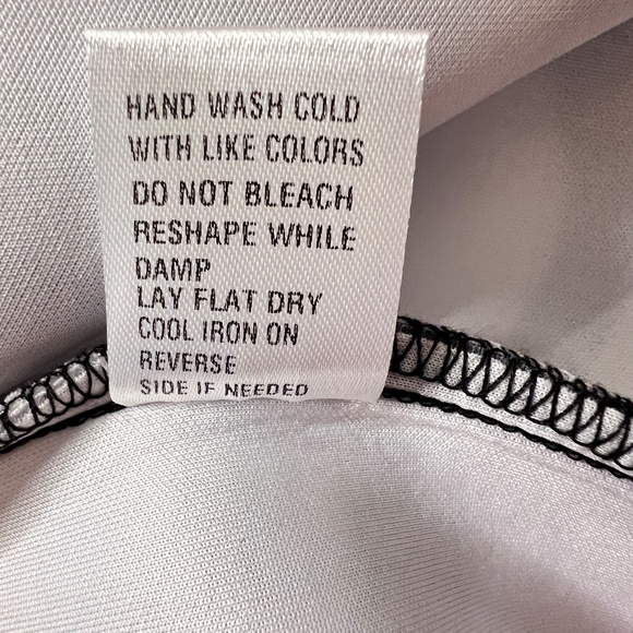 # A099  For Her NYC  Vintage Black Dress  Polka Dot Puff Sleeve  NWT size S - Picture 4 of 6